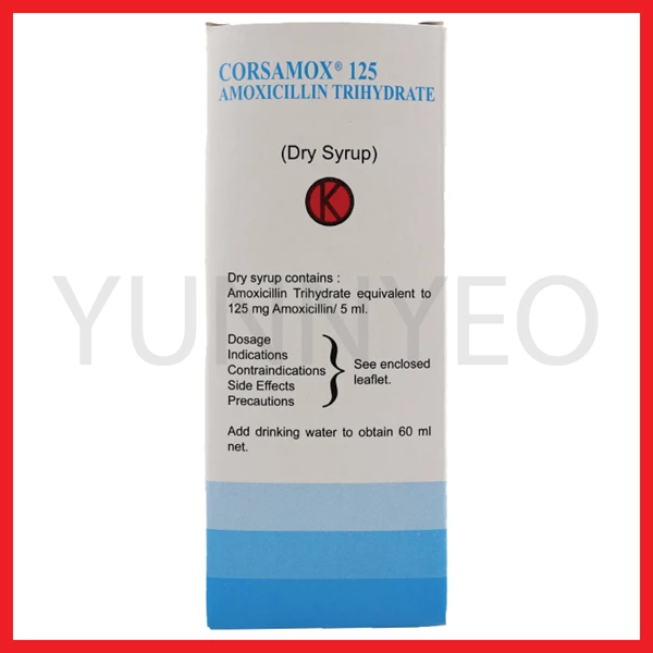CORSAMOX DS 125 BOTOL AMOXICILIN TRIHYDRATE SYRUP