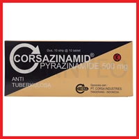 CORSAZINAMID 500MG STRIP PYRAZINAMIDE 10X10TABLET